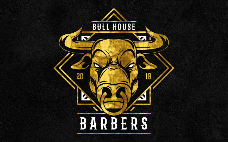 Bullhouse Barbers Logo