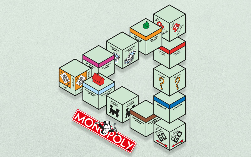 monopoly hasbro merch