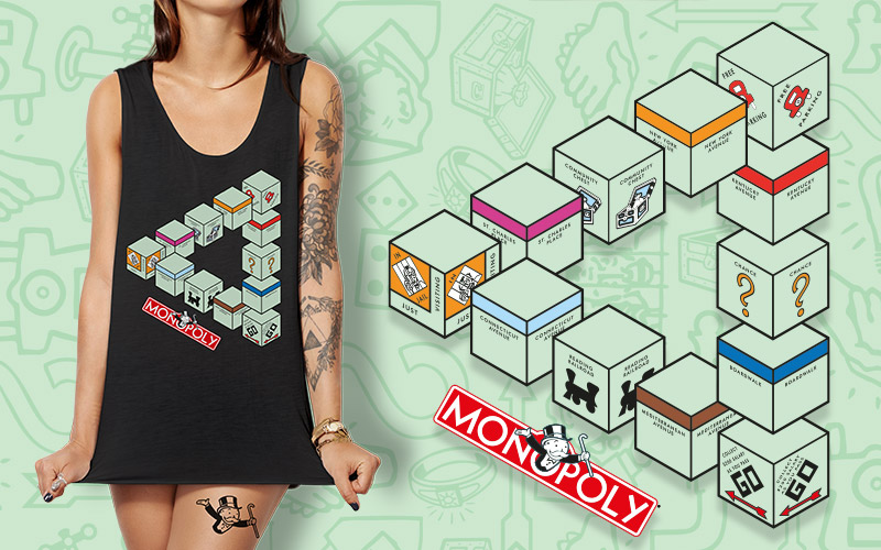 Monopoly Merch Design