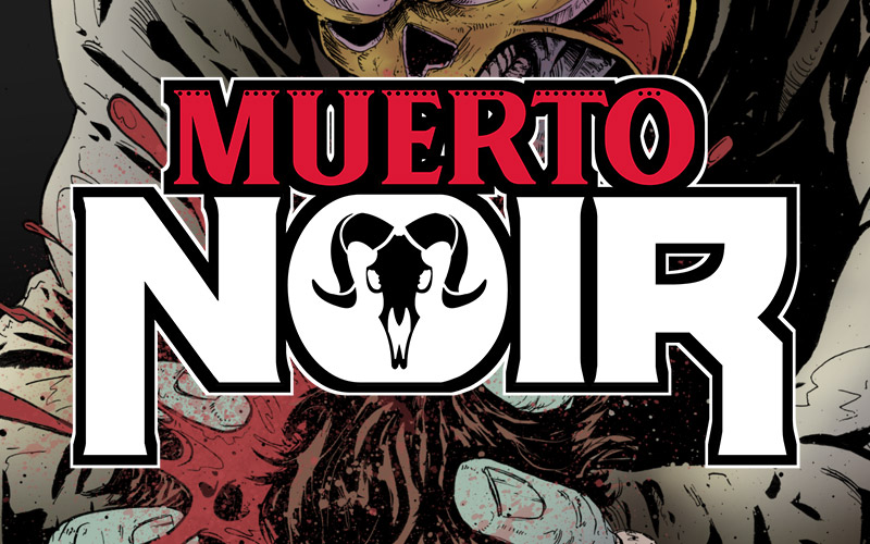 Muerto Noir Comic Book Logo Design