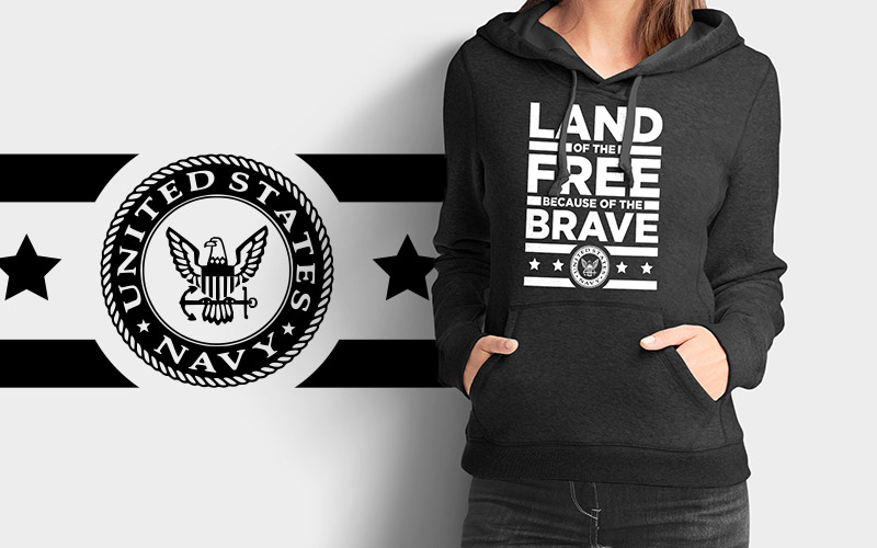 US Navy Hoodie Design