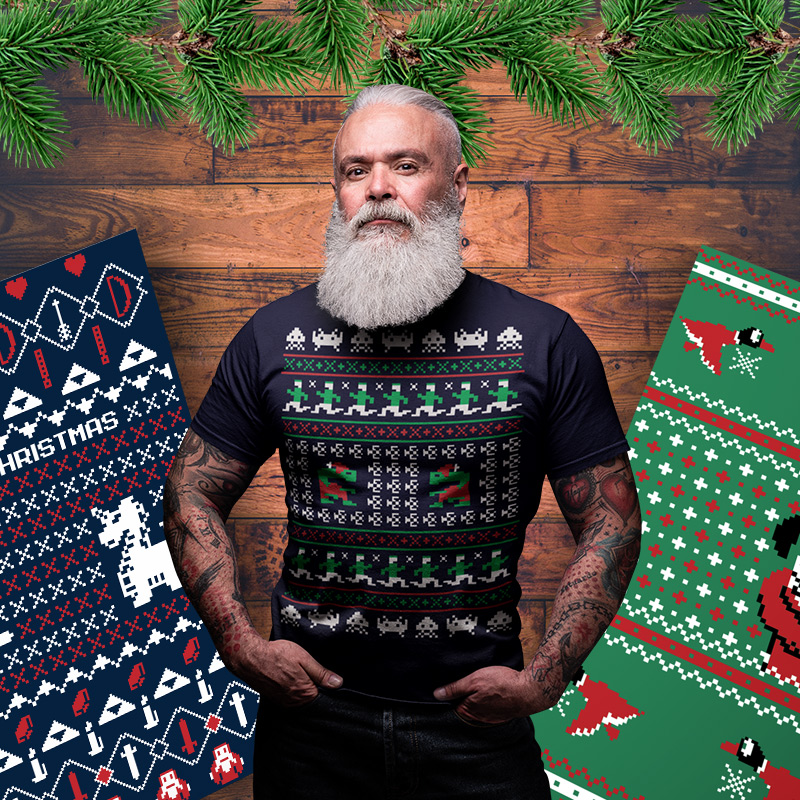 Games of Christmas Past ATARI Christmas Sweater T Shirt