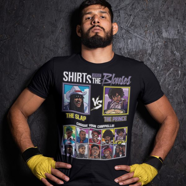 shirts vs blouses slap prince fighting series t-shirt