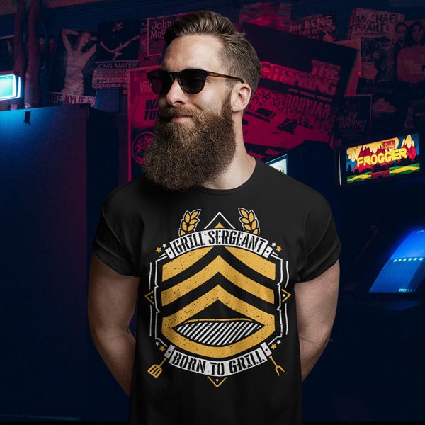 grill sergeant black t-shirt