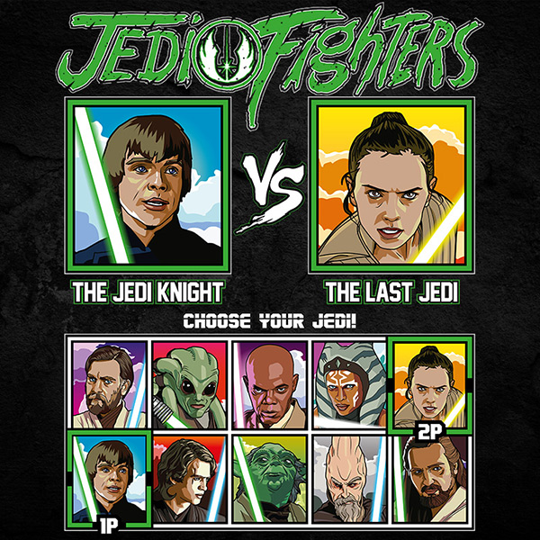 Jedi Fighters Luke Skywalker T-Shirt
