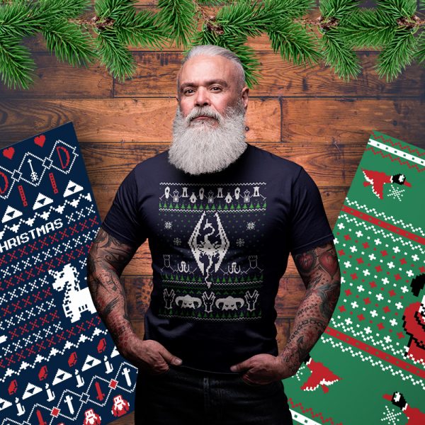 skyrim christmas sweater