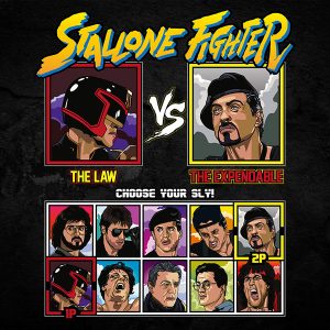 stallone fighter tee