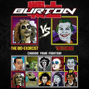 tim burton beetlejuice joker fighter tee