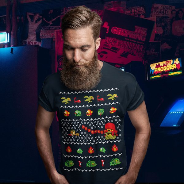 alex kidd master system christmas sweater tee