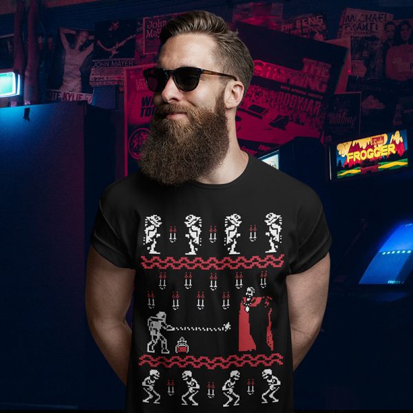 Castlevania NES Christmas Sweater T-Shirt