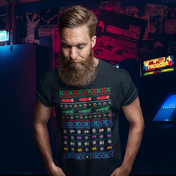 Frogger Ugly Christmas Sweater Tee