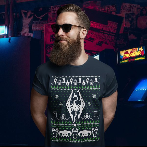 Skyrim Ugly Christmas Sweater T-Shirt