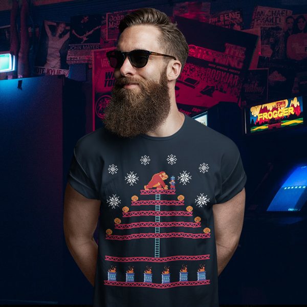 Kongmas Tree Donkey Kong Ugly Christmas Sweater T-Shirt