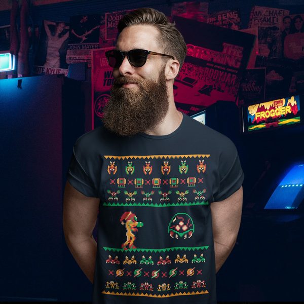 Metroid Ugly Christmas Sweater T-Shirt