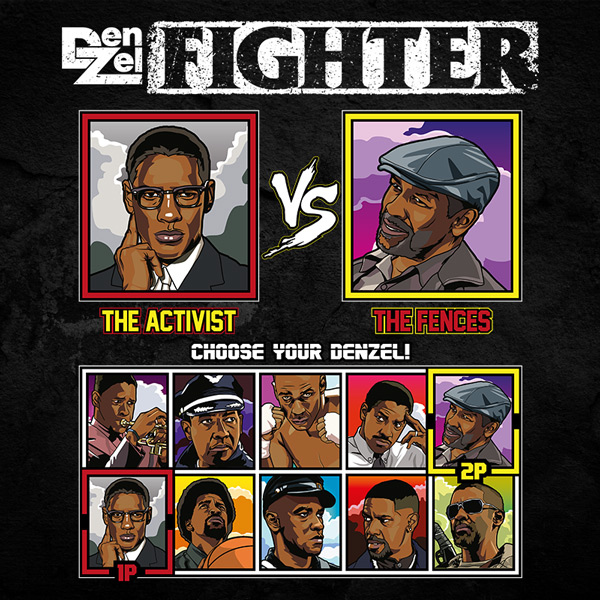 Denzel Washington Fighter - Malcolm X vs Fences