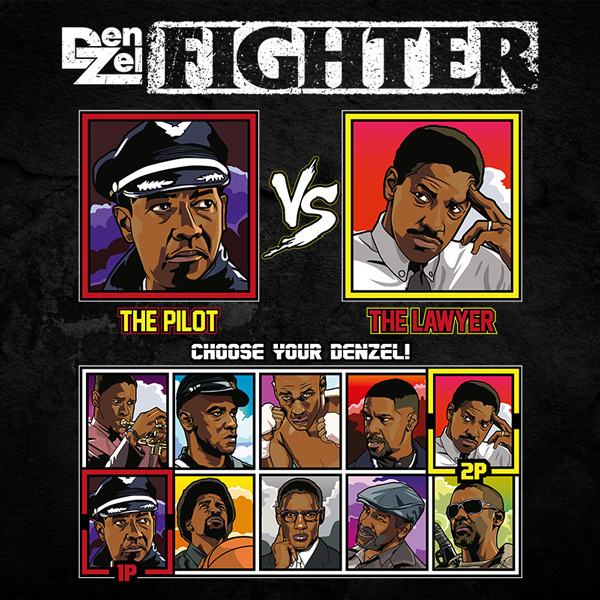 Denzel Washington Fighter - Flight vs Philadelphia