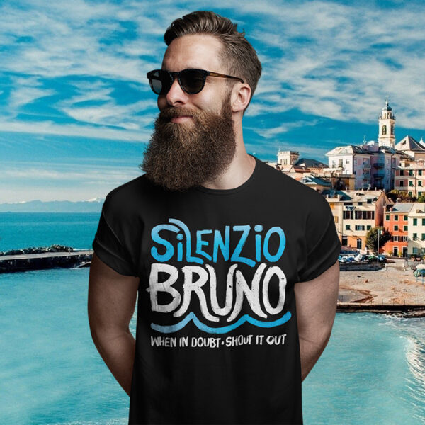 Silenzio Bruno Tee - When in Doubt Shout it Out