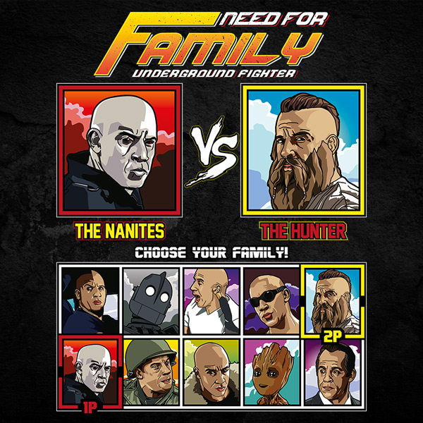 Vin Diesel Family Fighter - Bloodshot vs The Last Witch Hunter