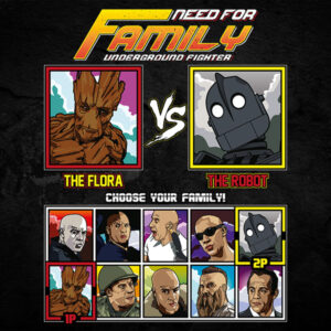 Vin Diesel Family Fighter - Groot vs Iron Giant