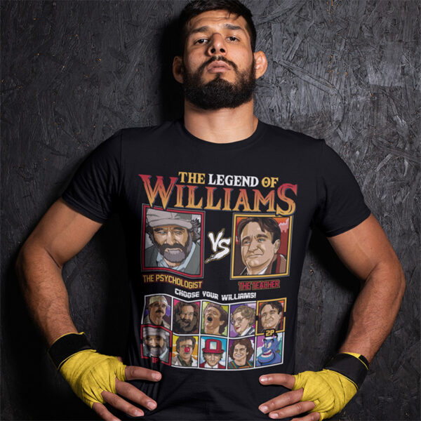 Robin Williams Fighter - Good Will Hunting vs Dead Poets Society Tee