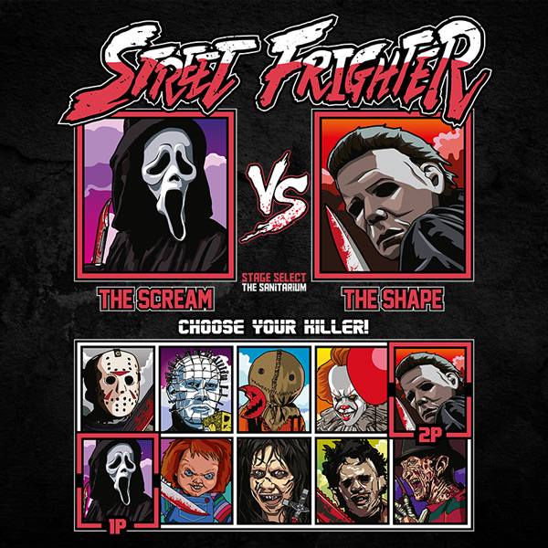 Street Frighter - Scream vs Halloween