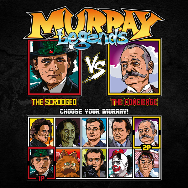 Bill Murray - Scrooged vs Grand Budapest Hotel