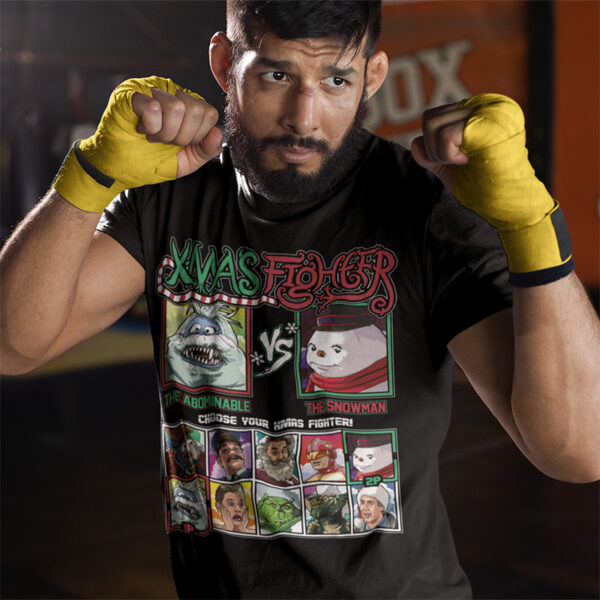 Xmas Fighter - Abominable Snowmonster vs Jack Frost Tee