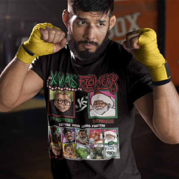 Xmas Fighter - Christmas Story vs Miracle on 34th Street Tee