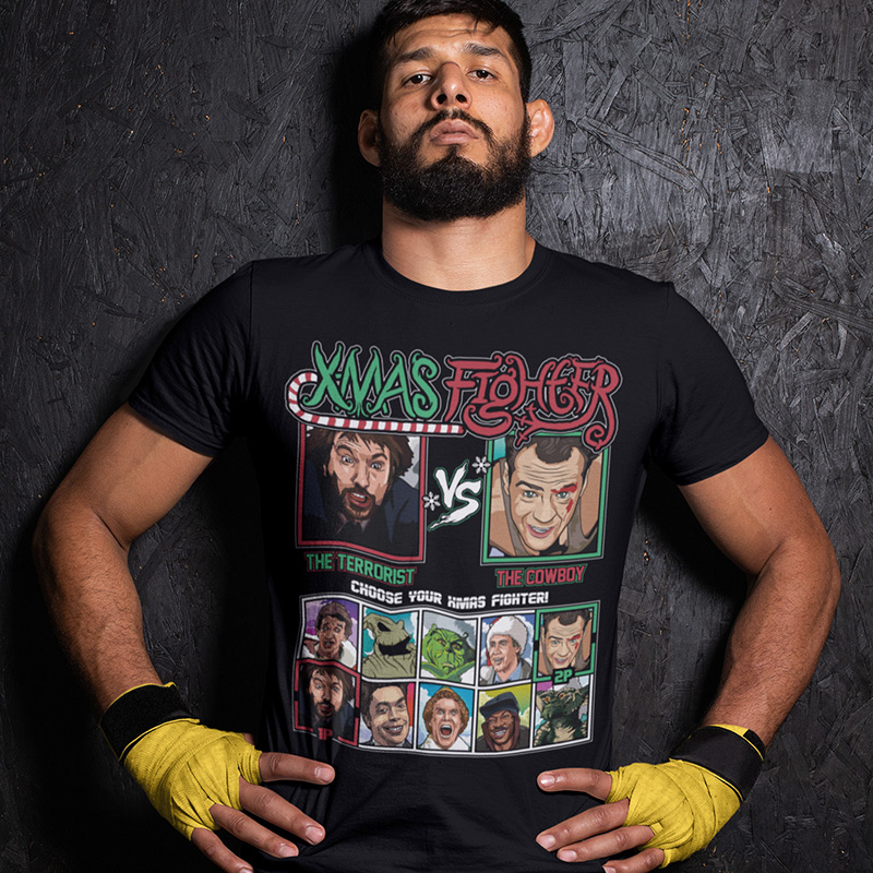 Xmas Fighter Die Hard Christmas T Shirt