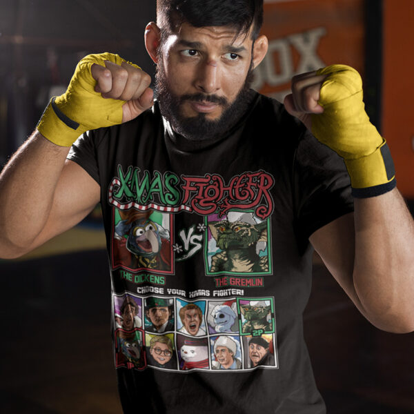 Xmas Fighter - Muppets Christmas vs Gremlins Tee