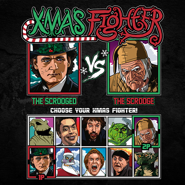 Xmas Fighter - Scrooged vs Christmas Carol