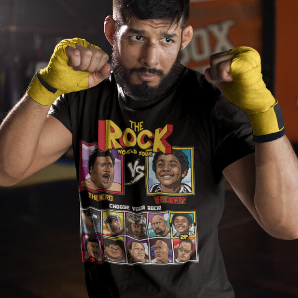 The Rock - Central Intelligence vs Young Rock Tee