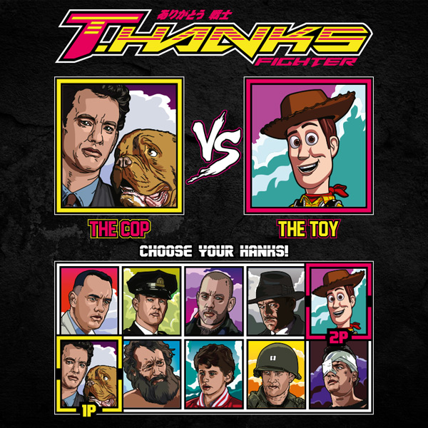 Tom Hanks Fighter - Turner & Hooch vs Toy Story