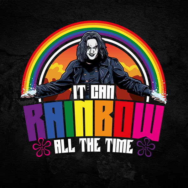 It Can Rainbow All the Time Crow