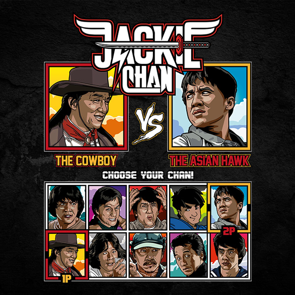 Jackie Chan Shanghai Noon vs Armour of God T-Shirt