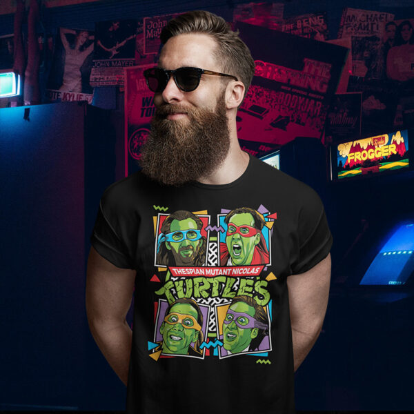 Nicolas Cage Turtles Tshirt